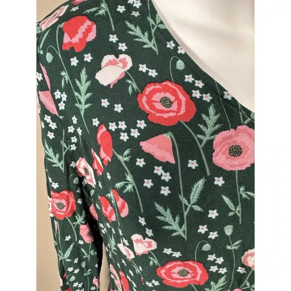 Matilda Jane Long Sleeve Button Front Top Size S FLORAL - Picture 2 of 7